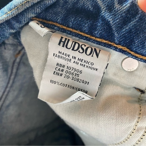 Hudson Jeans Riley Luxe Crop W/Raw Hem Size 25 - Picture 6 of 8